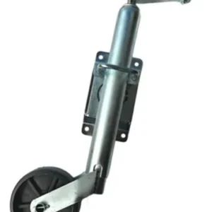 Rueda Timonera Plástico - Rebatible Y Regulable Para Trailer