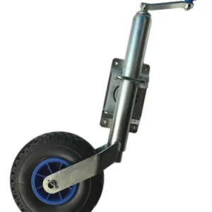 Rueda Timonera Inflable, Rebatible y Regulable para Trailer